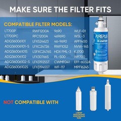 3x Refrigerator Water Filter for kenmore Elite 469690 LG LT700P RFC 1200A