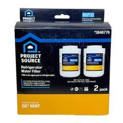 Project Source Refrigerator GE MWF Water Filter #3846776 G-1-2 – 2-Pack