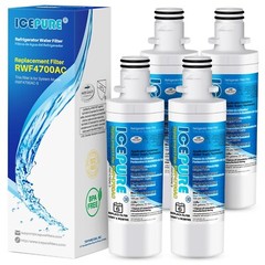 Fit For LG LT1000P LFXC22526S ADQ747935 LMXS30796S LFXS26596S Water Filter 4Pack