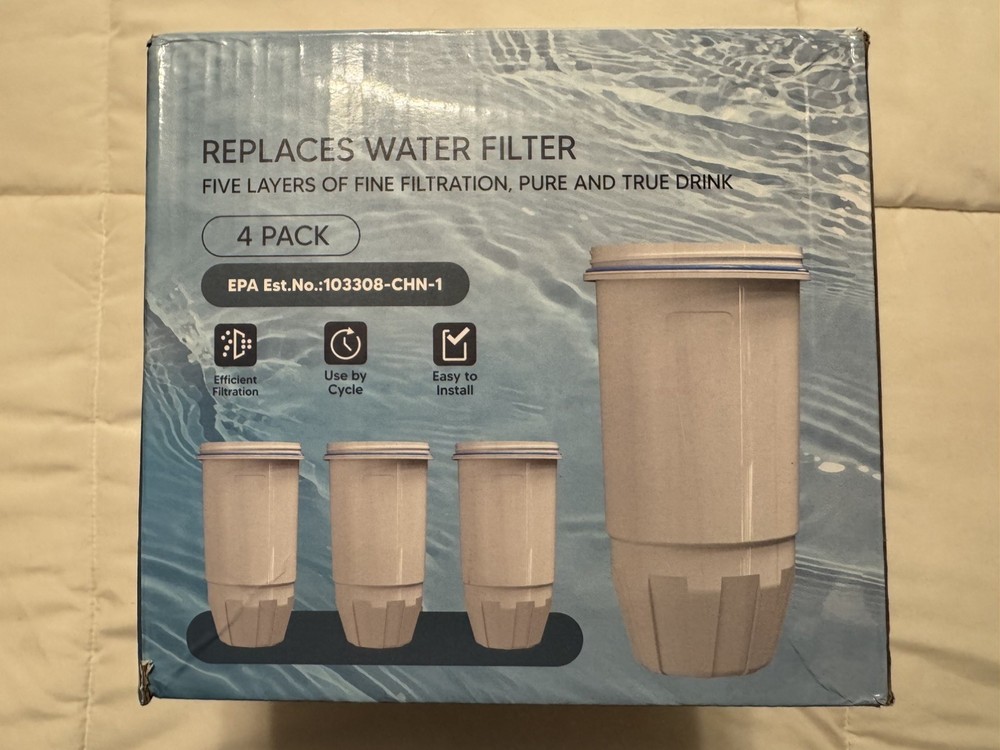 ZeroWater Compatible Replacement Water Filters ZR-001 ZR-004 ZP-006 4 Pack