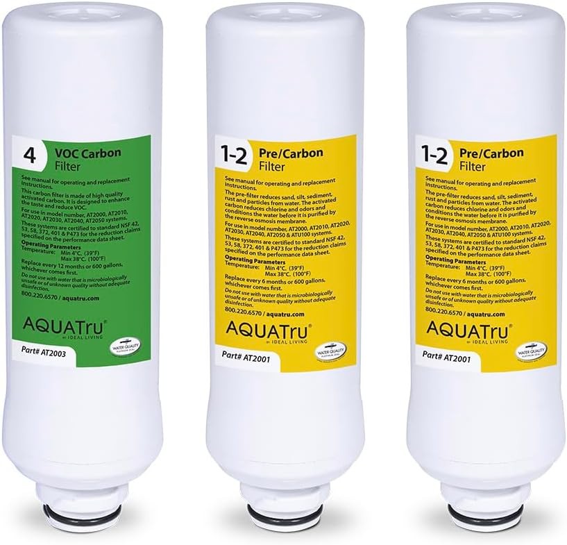 AquaTru Classic Replacement Filters 1 Year Combo