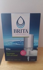 BRITA Elite Faucet Mount Filtration System Water Purification Chrome