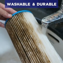 20 Micron 10″x2.5″ Washable Pleated Whole House Sediment Water Filter 1-25 Pack