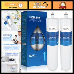 Under Sink Water Filter Replacement Compatible with 3M Aqua Pure AP-DW80/90, AP-