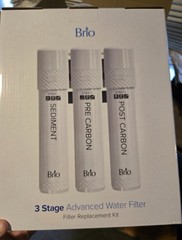 Brio 3-Stage Filter Replacement Kit for Brio 3-Stage Water Cooler advanced
