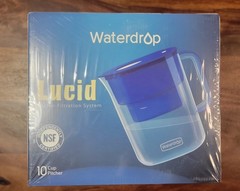 Waterdrop Lucid Pitcher Filtration System, Model WD-PT-07, Blue, New & Sealed