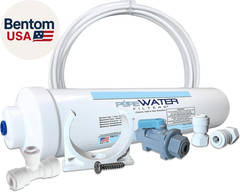 Inline Water Filter Kit for Ice Maker with 1/4-Inch Direct Quick-Connect Fitting