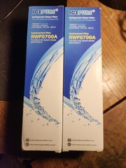 Two Icepure RWF0700A Refrigerator Water Filter Replace Samsung DA29-00020B
