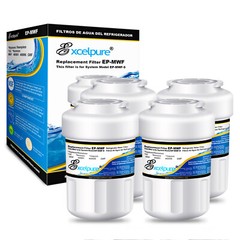 EXCELPURE Fit for GE mwf 46-9991 GSHS6LGBBHSS fl-rf13 r-9991 Water Filter 4Pack