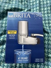 Brita Basic Chrome Faucet Mount System – 1 System 1 Filter – Brand New in Box