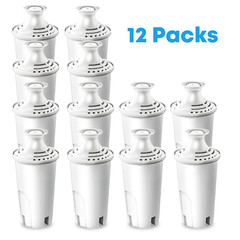Water Filters Compatible for Britta 0B03 Classic 35557 Mavea 107007 12 Packs