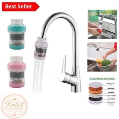 Universal Faucet Mount Water Filters – Removes Chlorine & Heavy Metals (2 Pack)