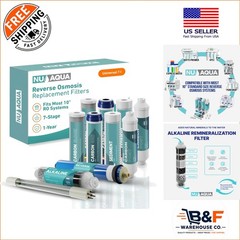 Durable 7 Stage Reverse Osmosis Water Filter Kit with Alkaline and UV Technology