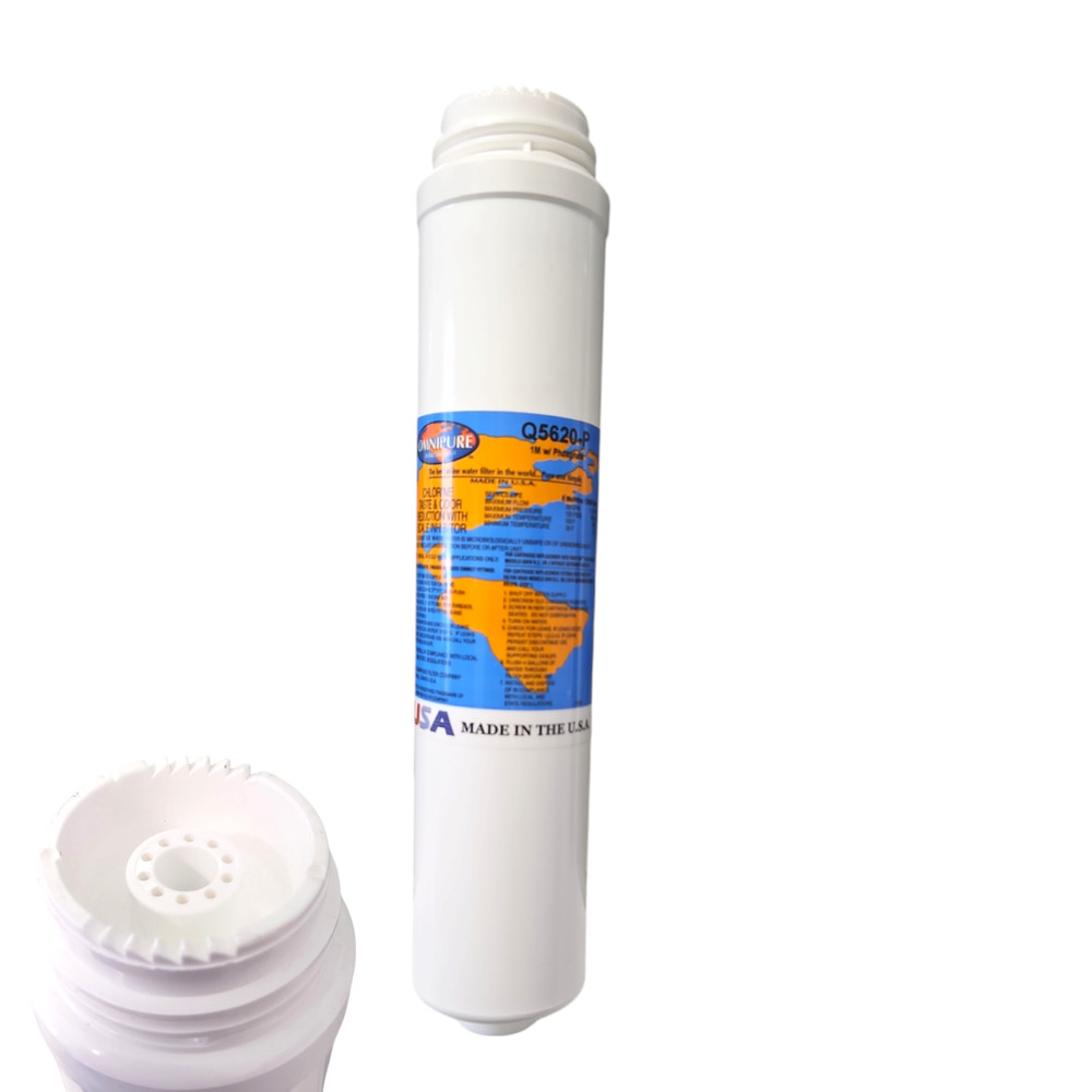 Omnipure Q5620-P Granular Carbon Filter 1 Micron with Phosphate for Scale Inhib