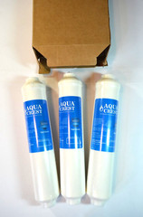 AQUA CREST GXRTDR Inline Water Filter NEW 3 Filters Sealed package Open Box