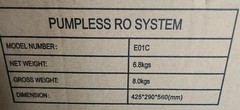 Quiet Pure Pumpless 5 Stage Reverse Osmosis RO Drinking Water Filter System New