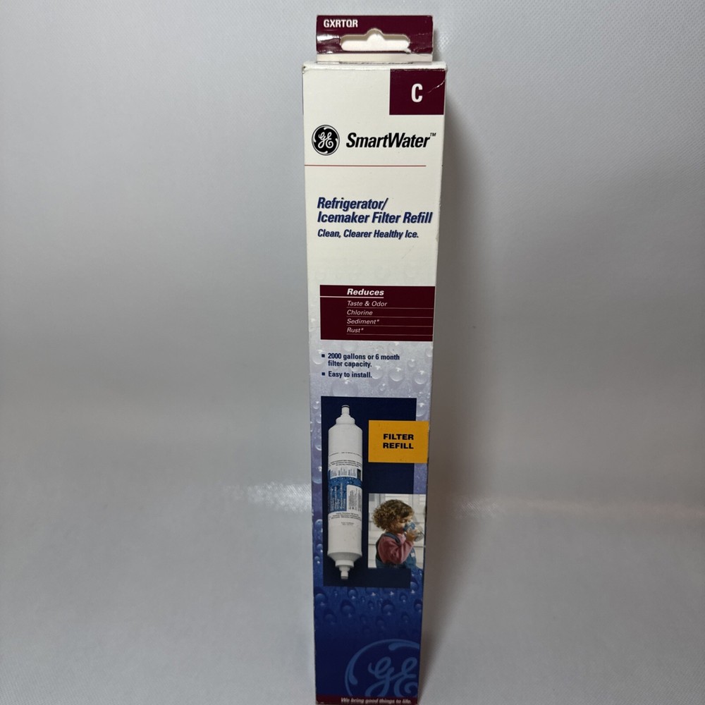 Genuine GE SmartWater GXRTQR Refrigerator Ice Maker Filter Water New FREE SHIP