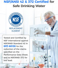 Waterdrop WD-F13 Replacement for GE® MWF®, Smartwater® MWFP, MWFINT, MWFA, GWF,