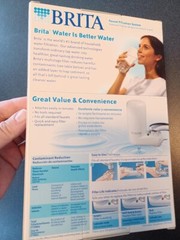 Brita Basic On – Tap Water Faucet Mount Filtration System White NIB Sealed