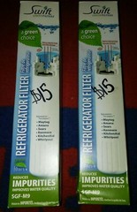 (2)Swift Refrigerator Green Water Filters SGF-M9, NEW, Removes Impurities