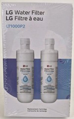 LG 2 PACK LT1000P2 Refresh Refrigerator Ice Water Filter Original New Sealed