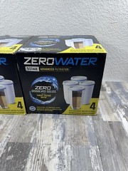Zero Water 5-Stage Replacement Filter 4 Cartridge/Lot New/Open Box