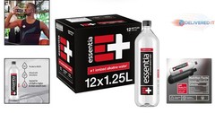 Ionized Alkaline Water 42.3 Fl Oz Pack of 12 pH 9.5 Electrolyte Bottled
