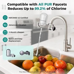 RF-3375 PFM400H PFM350V FM-3700 Faucet Water Filter Replacement NSF 3-Pack