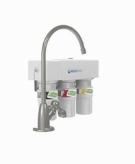 Aquasana Under Sink 3-Stage H2O Filter System Brushed Nickel AQ-5300