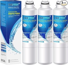 ICEPURE Refrigerator Water Filter 3 Pack RWF0700A replaces Samsung / Kenmore
