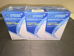 Ice Pure Refrigerator Water Filter RWF1100A For RWF1100A-S 3 Pack