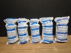 5 Pack New, Brita Standard Replacement Water Pitcher Filters -Open Box