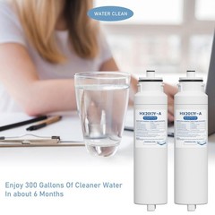 HX2017FR-A Water Filter Cartridge Compatible with Hisense HRF266N6CSE1, HRF26…