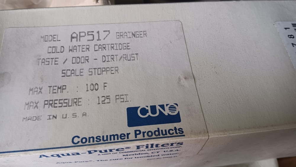 Aqua Pure-AP510-Under Sink-AP517 Cartridge-Triple Action-Water Filter-Free Ship