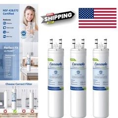 Water Filter Replacement Pack of 3 Removes Impurities Preserves Minerals