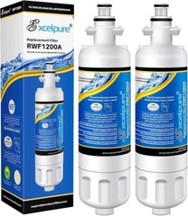 Icepure Refrigerator Water Filter PP-RWF1200A – 2 Packs + AF004 Air Filters