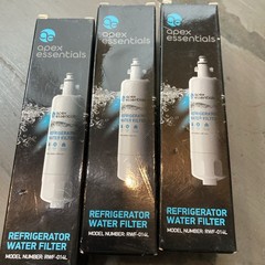 Apex Essentials Refrigerator Water Filter Replacements Pack Of 3 RWF-014L