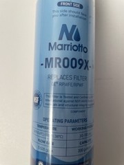 Marriotto MR009X Refrigerator Water Filter Replacement, Sealed Built In Chip
