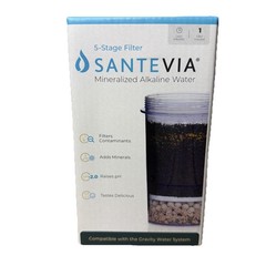 Santevia Alkaline Gravity Water System Main Filter 5-stage filter