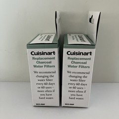 LOT OF 2 PACKS Cuisinart Replacement Charcoal Water Filters 2 per box = 4 total