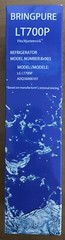 BringPure LT700P Replacement Refrigerator Water Filter ADQ36006101 Brand New