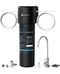 NOVETE Under Sink Water Filter, 30000 Gallons, Reduce 99.5 Chlorine,…