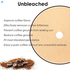 Mimore Percolator Coffee Filters – 300PCS 3.75in Disc for…