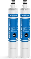 Refrigerator Water Filter Replacement for RPWF, RWF1063, NSF 42 Certified 2 PACK