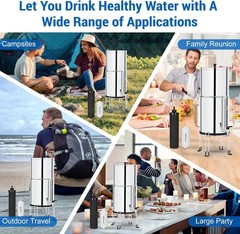 Gravity Water Filter Replacement BB9-2 PF-2 Compatible NSF42 Combo Pack