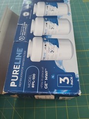 2 Pureline PL-100-S Refrigerator Water Filter Open Box; Factory Sealed Filters