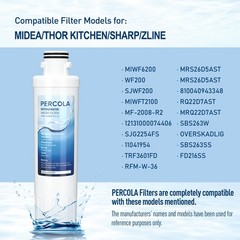 MIWF6200 Water Filter, Compatible with Sharp® SJWF200, SJG2254FS, Thor Kitche…