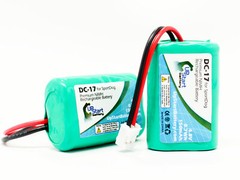 2x Battery for Kinetic MH120AAAL4GC Dog Training Collar (150mAh, 4.8V, NI-MH)