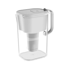 10-Cup Pitcher Filter for 2.4L Bpa-Free Fast-Flow Carbon Filter