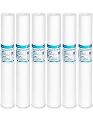 Membrane Solutions PP String Wound Sediment 20 Micron Filter 20″x2.5″ – 6 Pack
